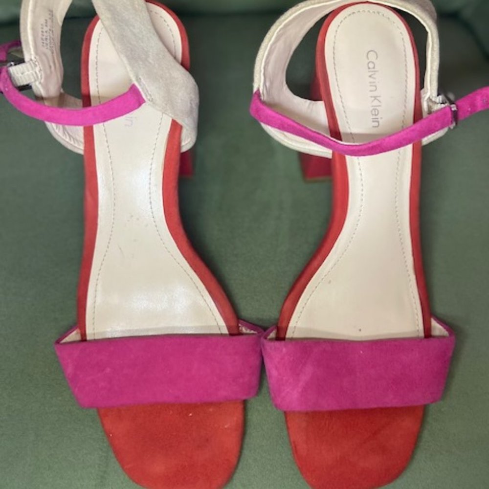 Calvin Klein Sandels    Hot pink & Red